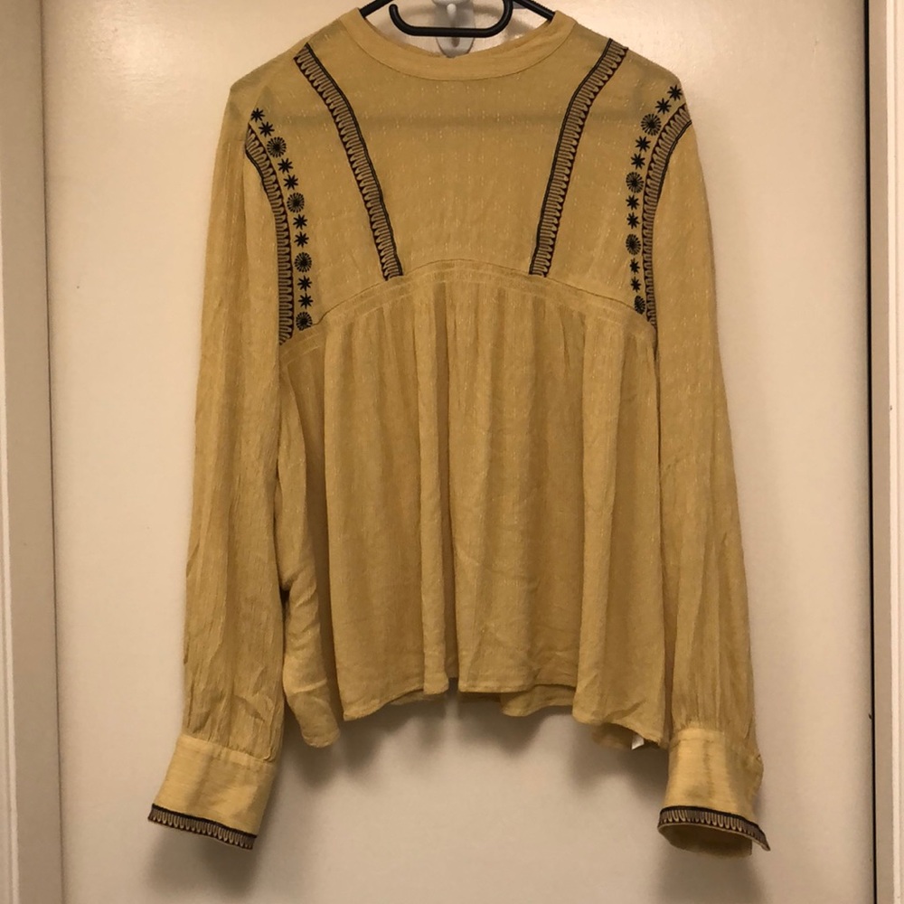 M&S Yellow Blouse size 22 UK 18 CAN